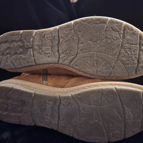 Born Tarklin Ginger/Congnac Suede Ankle Booties With Fringe - Picture 6 of 10